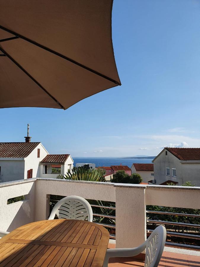Apartment With Terace And Sea View Marica Krk Town Bagian luar foto